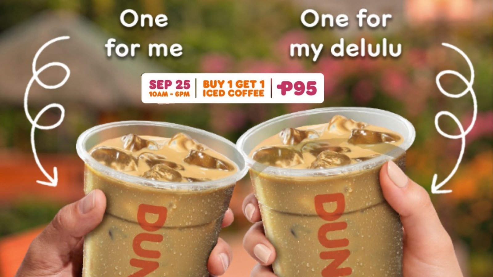 dunkin buy one take one ice coffee
